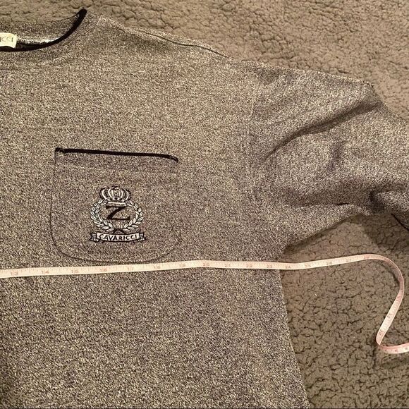 Z Cavaricci Vintage Grey Sweatshirt Size Large - Picture 6 of 11